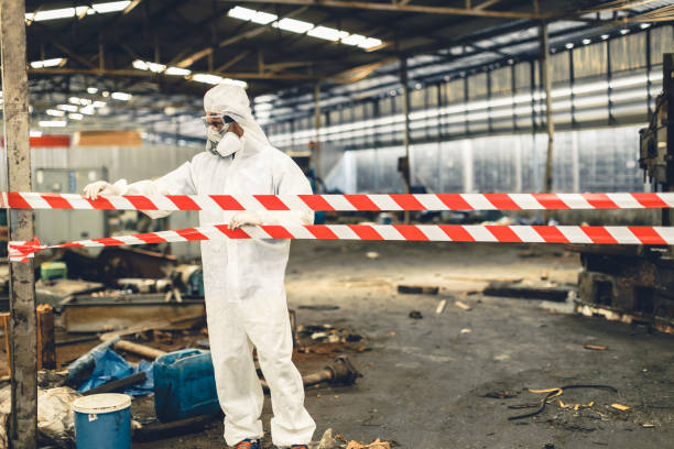 Professional Hoarding Cleanup technician working in Montclair, NJ